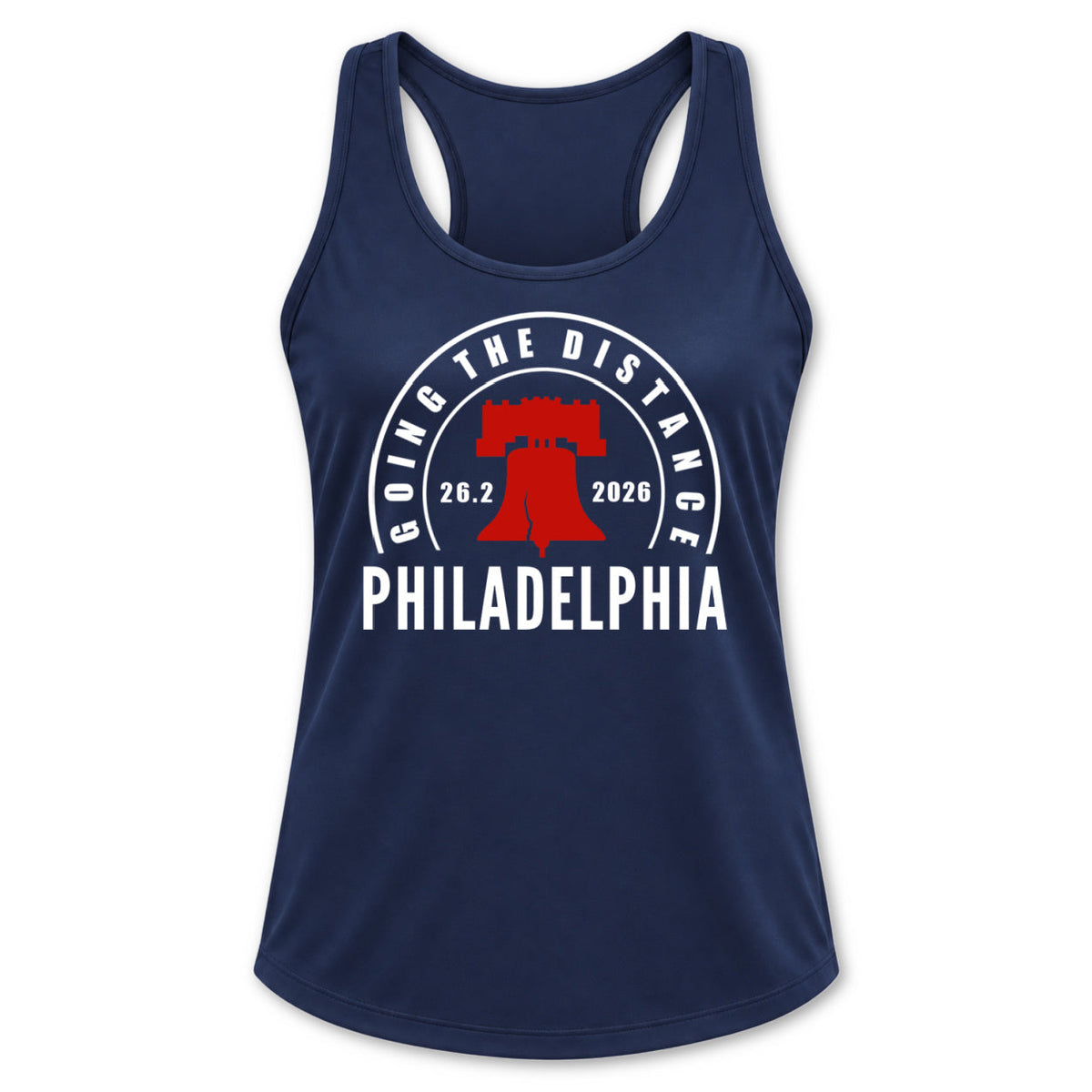 philadelphia marathon running tank top