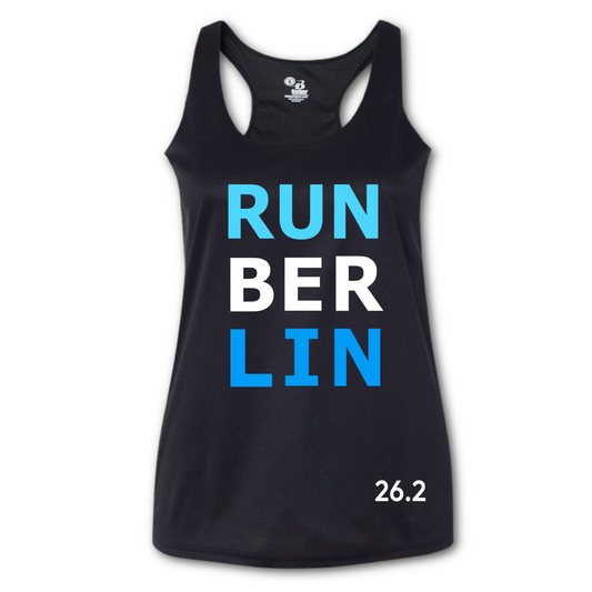 RUN BERLIN Marathon Training and Racing Tank