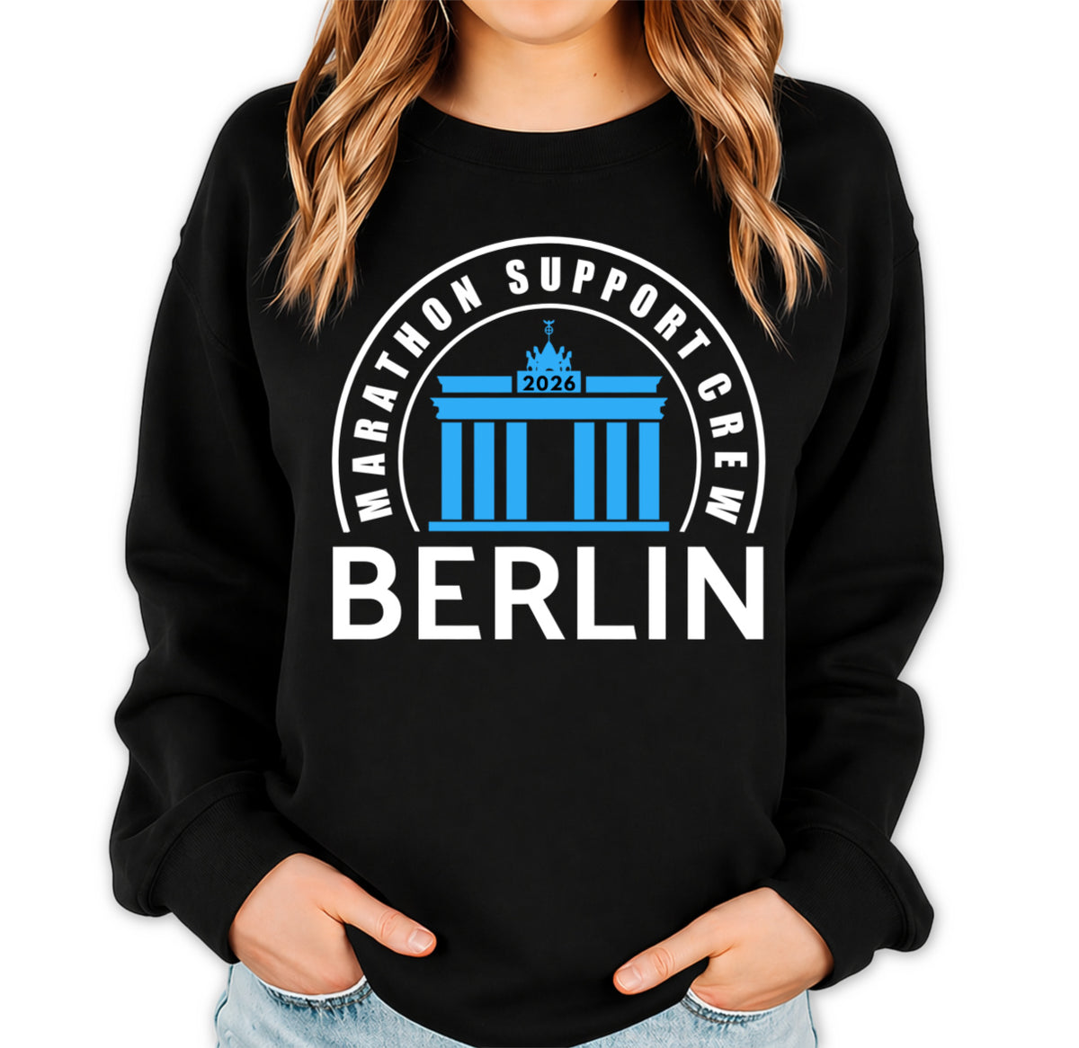 berlin marathon support crew sweatshirt