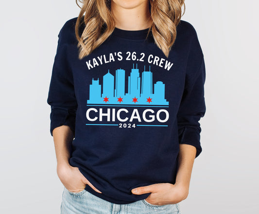 Chicago 2024 Marathon Cheer Crew Sweatshirt