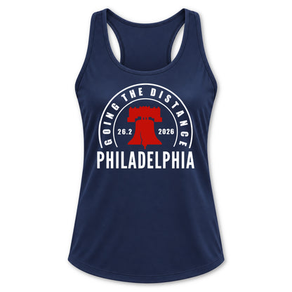 philadelphia marathon running tank top
