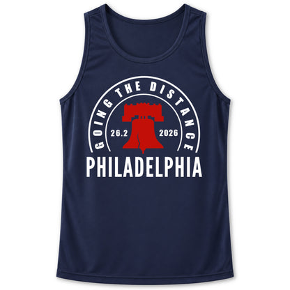 mens philadelphia marathon running tank top